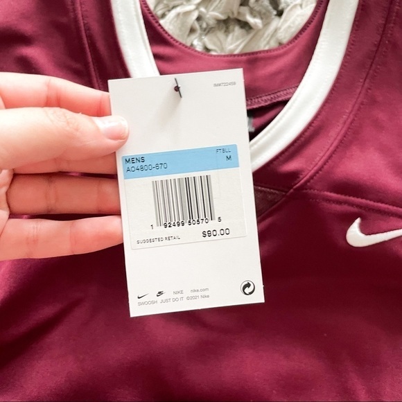 NWT Nike Vapor Untouchable Football Practice Jersey in Red Size M - Picture 3 of 6